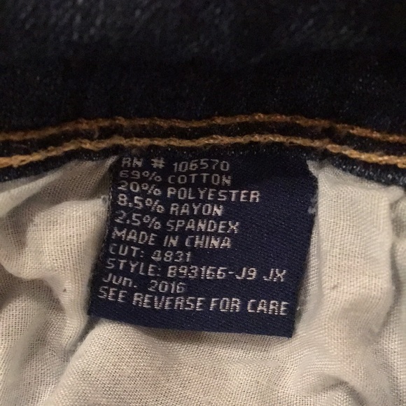 Tractr Blu distressed cuffed/raw hem stretchy jeans women’s size 28 - Picture 11 of 12